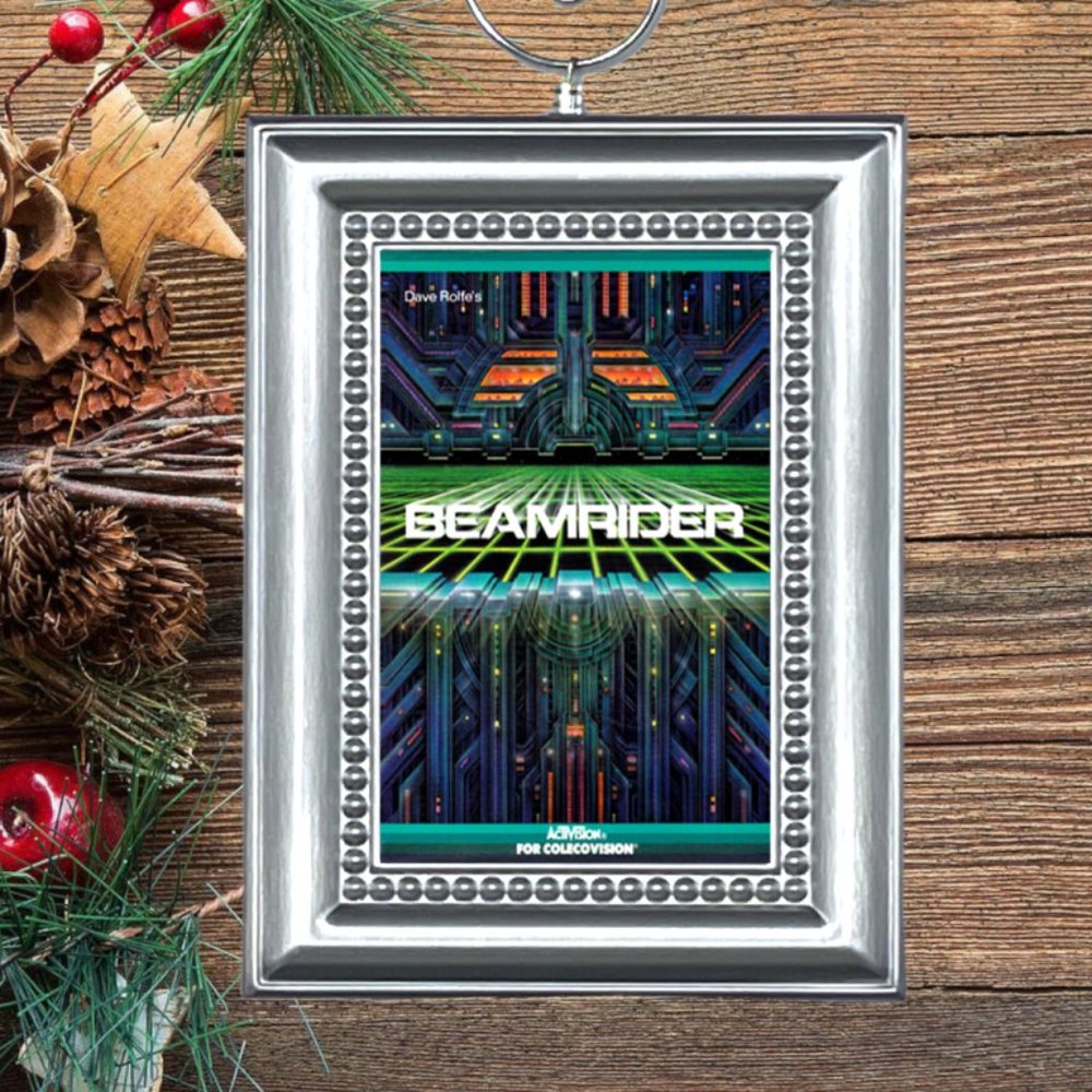 ColecoVision Beamrider Retro Nostalgic Video Game Memorabilia Christmas Ornament